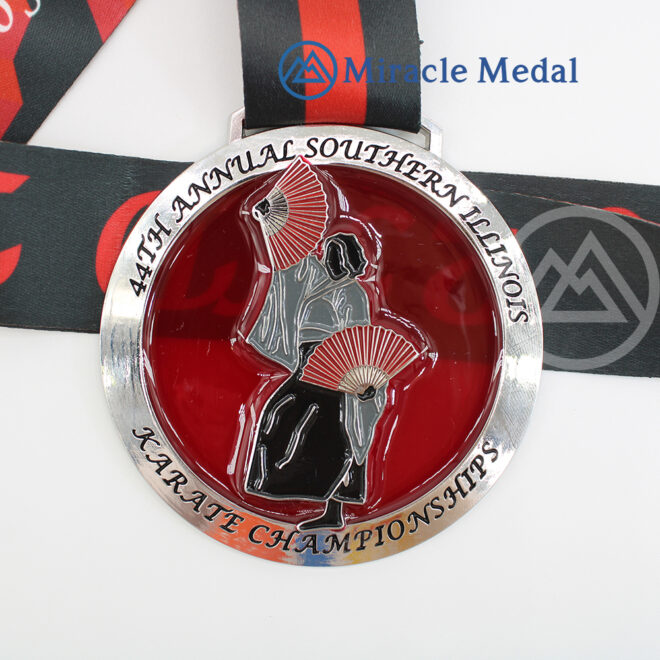 Custom translucent paint medals